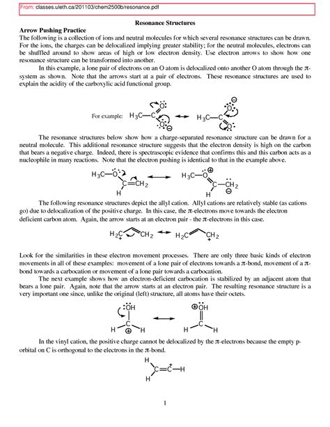 Resonance.practice - These practice questions can help you to know how resonance structure works ...