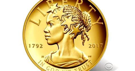 New gold coin depicts Lady Liberty as a black woman - CBS News