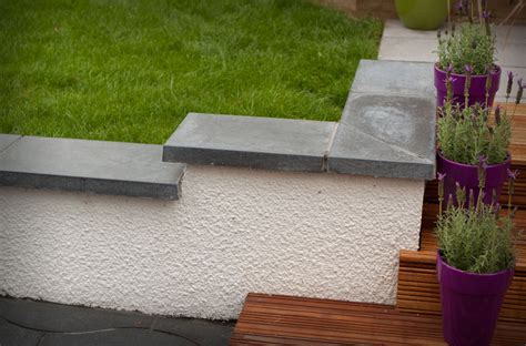 Bowland Stone - Bowland Stone Copings - Weathered in Barley, Grey & Welsh Slate Colours