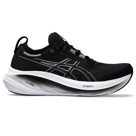 Asics Gel Nimbus 26 - Mens Running Shoes - Black/Graphite Grey | Sportitude