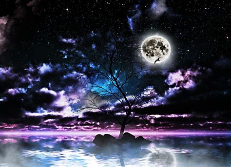 Moon and Stars Wallpapers - Top Free Moon and Stars Backgrounds ...