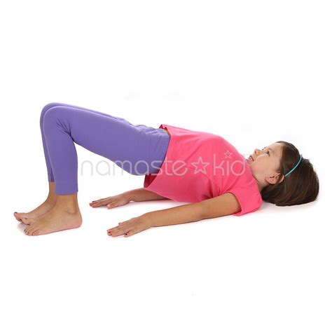 Bridge Pose | Kids' Yoga Poses, Yoga for Classrooms - Namaste Kid