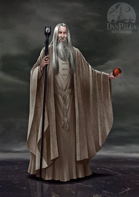 Saruman by DanPilla on DeviantArt | Gandalf the white, Saruman the white, The hobbit