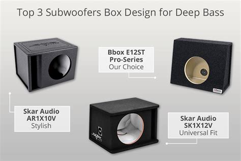 5 Best Subwoofers Box Design For Deep Bass in 2024