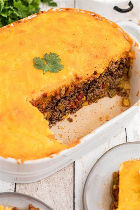 Tamale Pie Casserole Recipe with Cornmeal Topping - Restless Chipotle ...