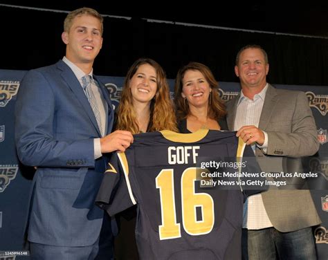 Jared Goff, sister Lauren, Mom Nancy and Dad Jerry. Jared Goff, the ...