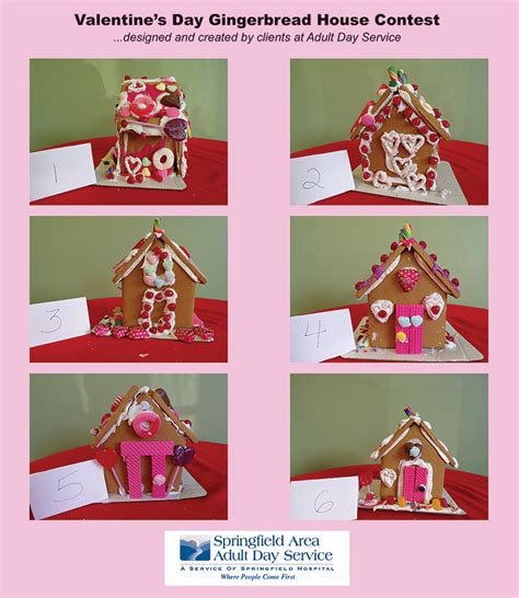 2023 Valentine's Day Gingerbread House Contest at Adult Day ...