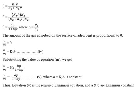 Langmuir Adsorption Isotherm - Assumptions, Derivation, and Limitations - Chemistry Notes