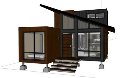 Modern Container House - download free 3D model by Alihasan - Cad Crowd