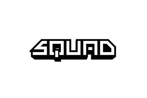 Premium Vector | Modern geometric squad logo design