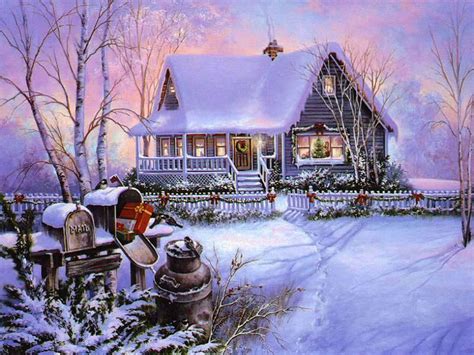 Fascinating Articles and Cool Stuff: Christmas Scenes Paintings