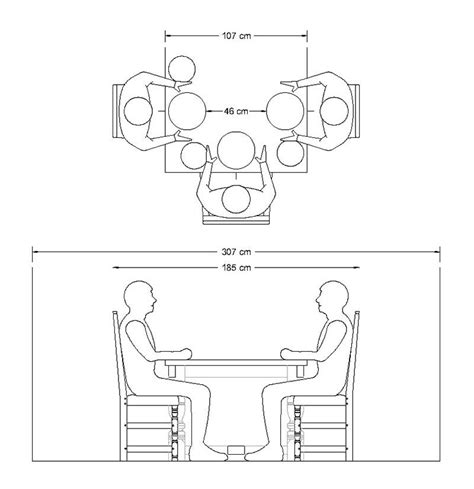 Dining Room Furniture Dimensions