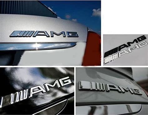 AMG Emblem Logo Mercedes Benz AMG Sticker Black Sticker Black Size 18 Cm X 1.7 Cm - Etsy