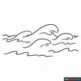 Waves Coloring Page  Easy Drawing Guides sketch template