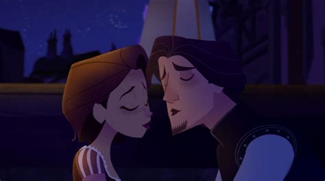 Image - Flynn & Rapunzel Kiss Attempt - Tangled Before Ever After (3).jpg | Disney Wiki | FANDOM ...