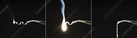 Magnesium burning - Stock Image - C055/5738 - Science Photo Library