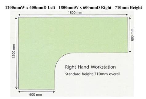 Desk Dimensions | Office Furniture Specialists Limited