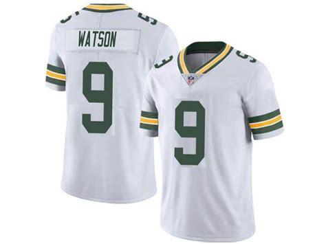 Green Bay Packers #9 Christian Watson White Vapor Limited Jersey - TTE ...