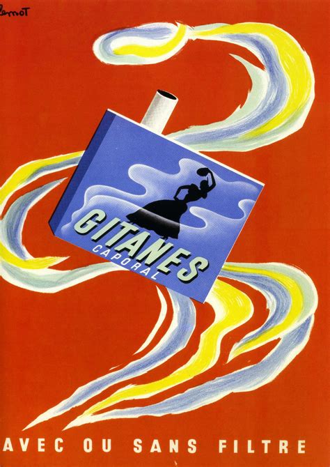 Reproduction Vintage Gitanes Cigarette Poster | Etsy