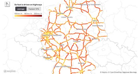 Maps Mania: Where Germans Drive Fastest