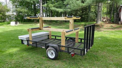 DIY Kayak Trailer #kayaktrailerdiyideas #kayaktrailerideas #kayakdiyprojects Kayak Trailer ...