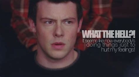 Glee Finn Hudson Quote | Glee Finn Hudson Fashion, Style & Other Stuff ...