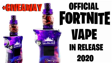 Epic Games Is Releasing A FORTNITE VAPE?? WTF! (+VAPE GIVEAWAY) - YouTube