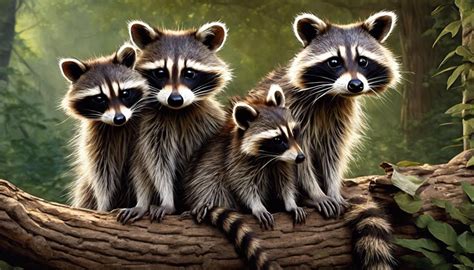 The Family of Raccoons Revealed - A Place for Animals