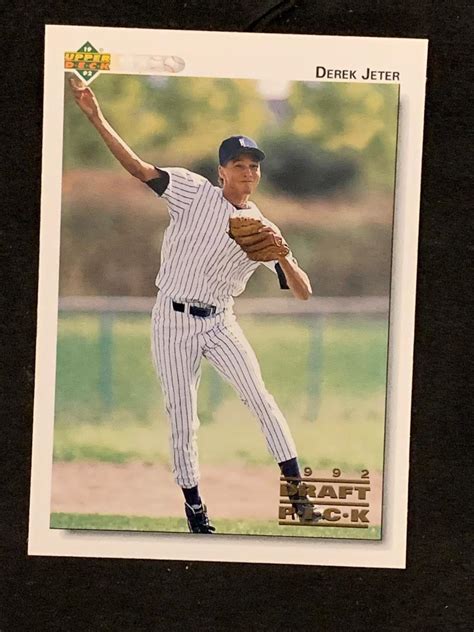 1992 Upper Deck Derek Jeter Rookie Card #5 RC Draft Pick – Hot Flips