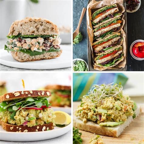 51 Vegan Sandwiches To Pack For Lunch - Sarahs Vegan Guide