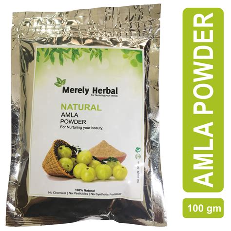 Merely Herbal 100% Natural Amla powder 100gm