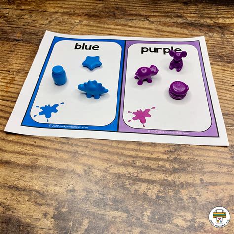 Essential Series: Color Sorting Mats - Pre-K Printable Fun