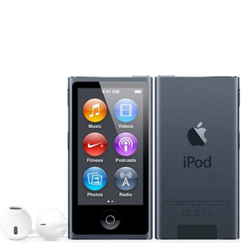 iPod nano 7th Gen 16GB - Slate Electronics | TheHut.com