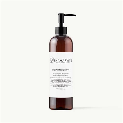 Rosemary Mint Shampoo: Conditioning with Aloe Vera, Acaí Fruit Oil ...