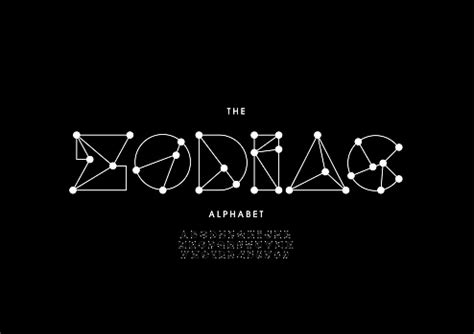 Zodiac Alphabet Stock Illustration - Download Image Now - Abstract ...