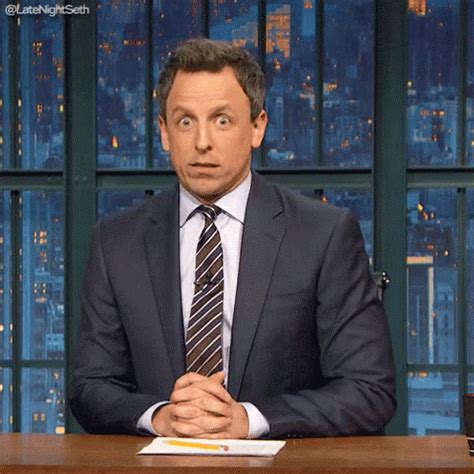 So Scared GIF - Scared SethMeyers LateNightSeth - Discover & Share GIFs