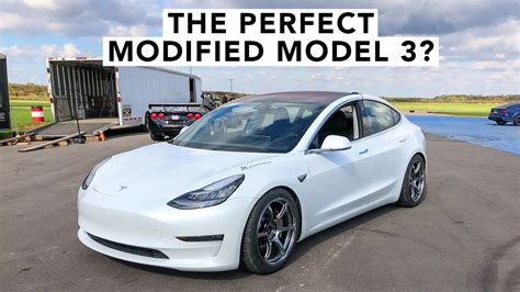 Modified Tesla Model 3 Track Review - YouTube