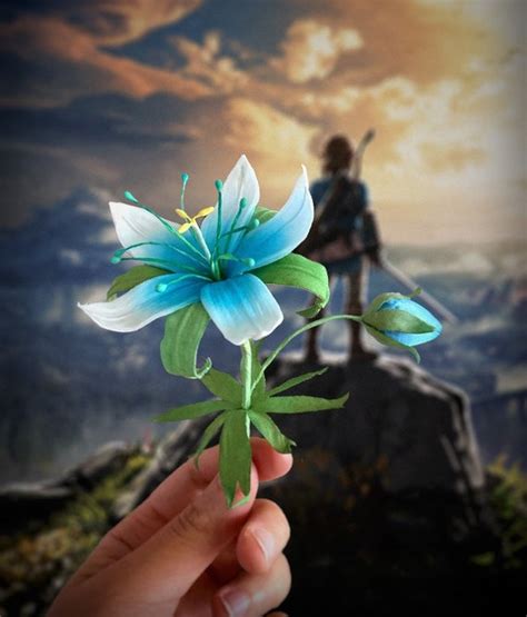 Legend of Zelda Silent Princess Flower Replica BOTW Breath - Etsy