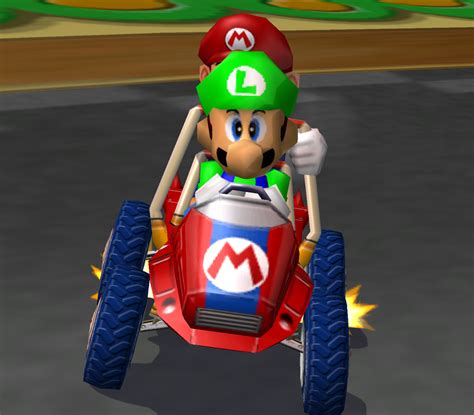 SM64 Luigi in Mario Kart Double Dash [Mario Kart: Double Dash!!] [Mods]