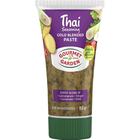 Calories in Gourmet Garden Paste Thai calcount