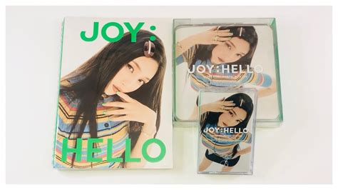 UNBOXING JOY - HELLO (SPECIAL ALBUM) (PHOTOBOOK + CASE + CASSETTE VERSIONS) - YouTube