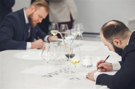 Premium Photo | Sommelier school professional wine waiters are trained winemaking courses wine ...