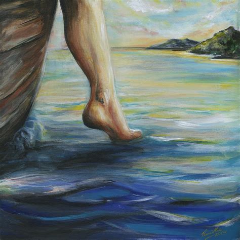 Step of Faith Painting by Pennie Mirande - Fine Art America