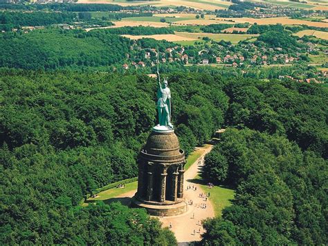 Teutoburger Wald, Hermannsdenkmal, Nordrhein-Westfalen, Deutschland ...