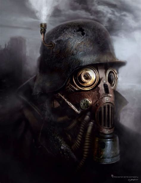 Steam punk | Sucker punch, Gas mask art, Steampunk art