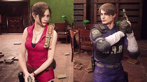 Re2 Unlockable Costumes - You can do so with either leon or claire.