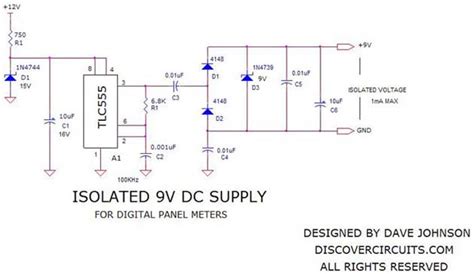 Isolated Power Supply for Digital Panel Meters - Power_Supply_Circuit ...