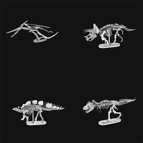 Metal Earth in Australia: 4 dinosaur models – DIY Kits