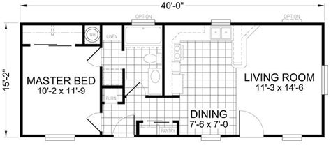 Little House on a Trailor 16 x 40 Floorplan | Tiny house floor plans, Cabin floor plans, 16x40 ...