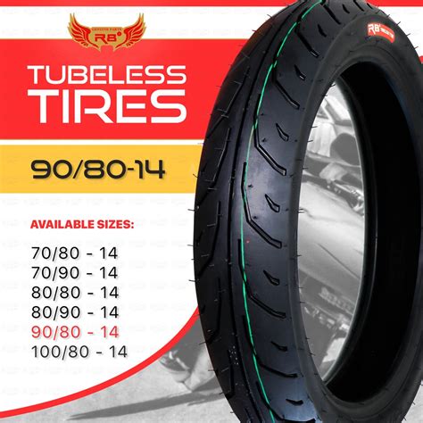 Immediate delivery R8 TUBELESS TIRE 9080X14 (9861-207) | Lazada PH